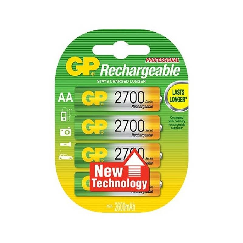 4 x Pile Rechargeables GP 1.2V 2600mAh, Photo boutique MyTek chez MyTek