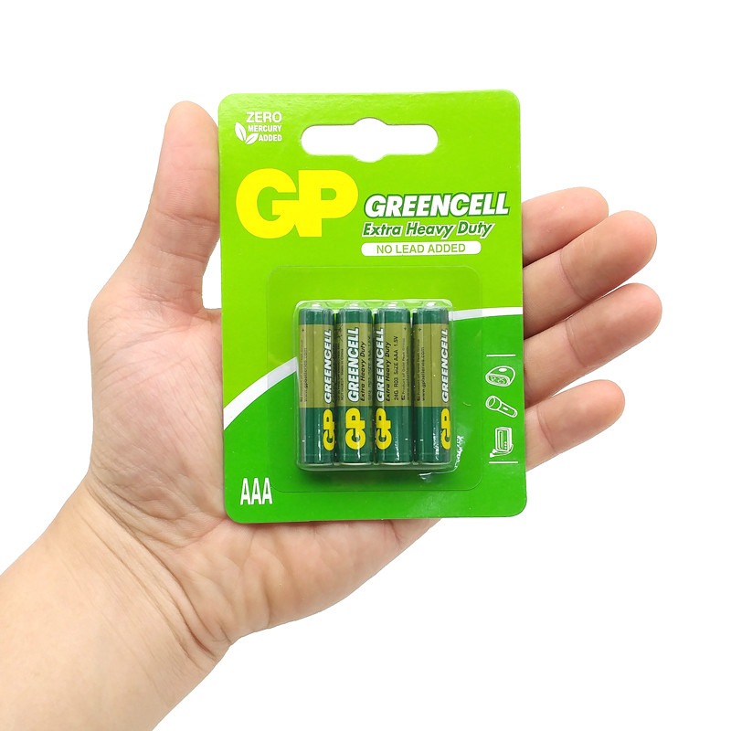 4x Piles GP Greencell AAA EXTRA HEAVY DUTY R03 1.5V - Image 3