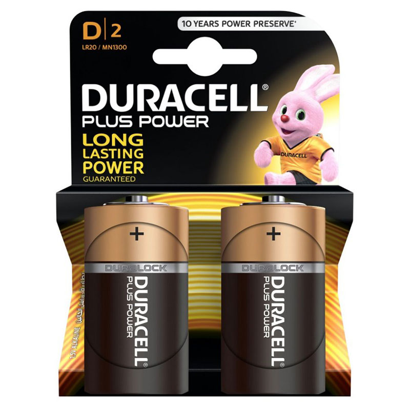 2x Piles DURACELL Plus Power D, Photo boutique MyTek chez MyTek