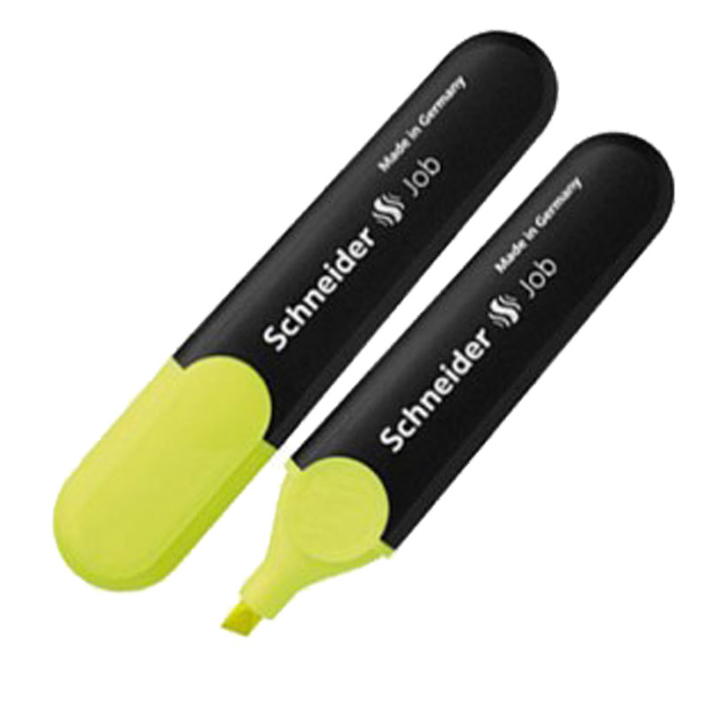 Surligneur Pointe Biseautée Schneider Job-150 - Jaune