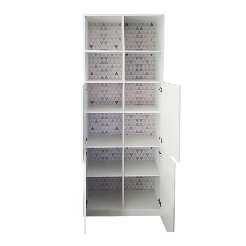Armoire De Rangement Cube En MDF Avec 12 Étagères (RAN0011) - Blanc - Image 2