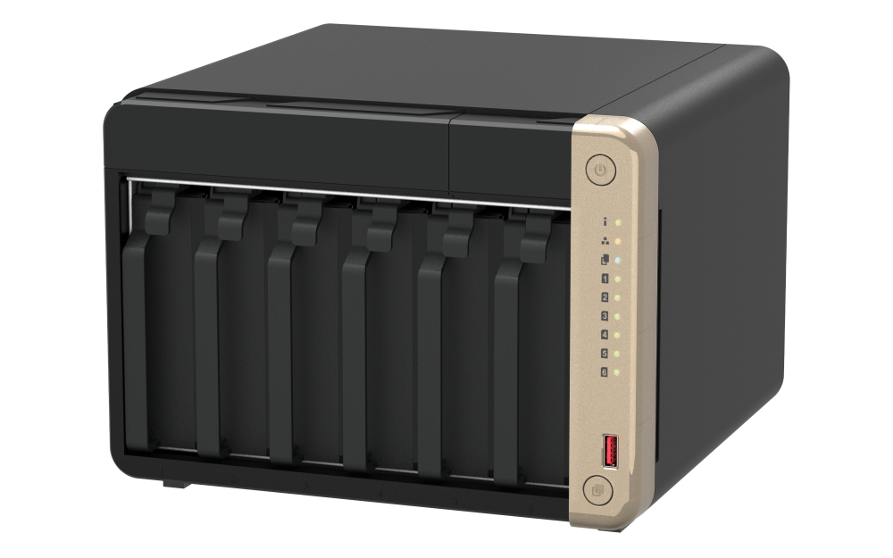 Serveur NAS QNAP TS664 Tour Quad Core 8Go 6 Baies - Noir - Image 3