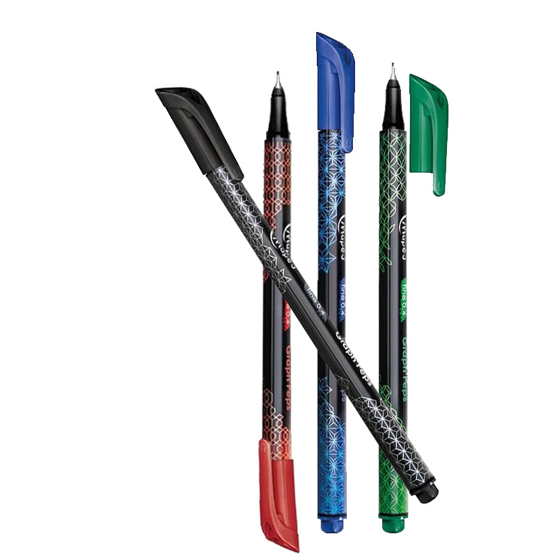 Pack De 4 Stylos Feutres MAPED Graph'Peps - Couleurs Assortis - Image 2