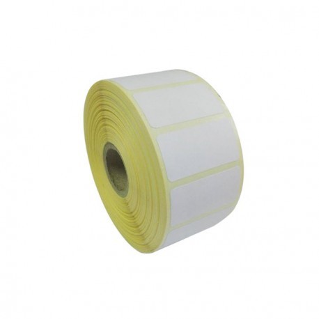 Bobine D'Étiquette Mat Blanc - 70 x 30 mm