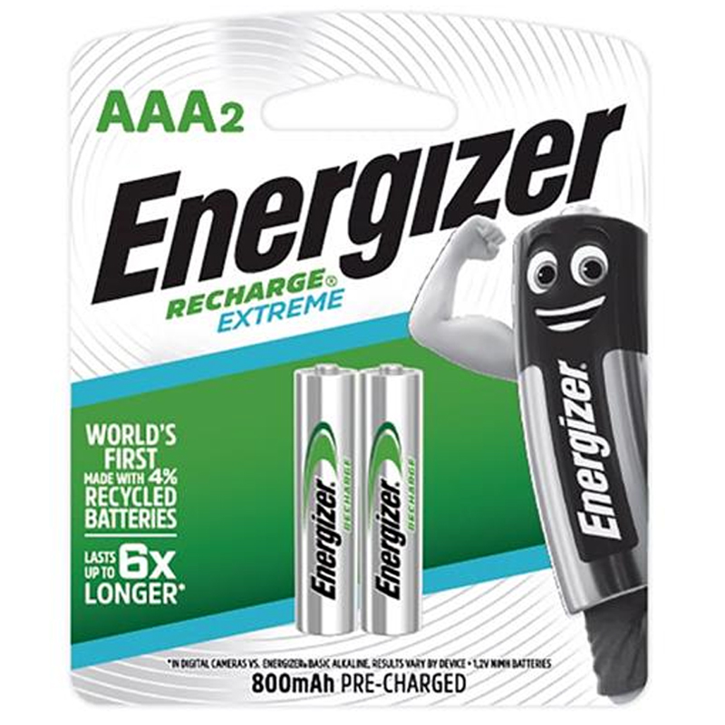 2x Piles Energizer Recharge Extreme AAA, Photo boutique MyTek chez MyTek