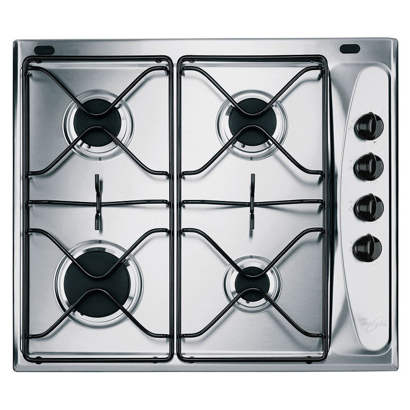Whirlpool AKM260/IX plaque Argent Intégré (placement) Gaz 4 zones, Photo boutique MyTek chez MyTek
