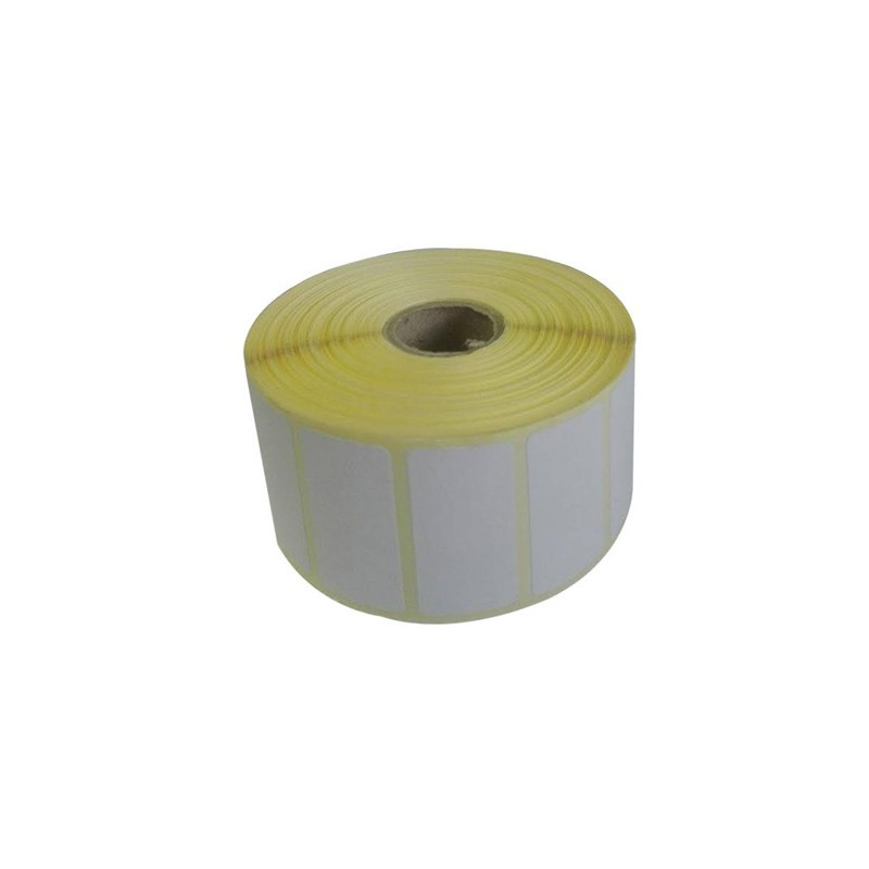 Bobine D'Étiquette Mat Blanc - 70 x 30 mm - Image 2