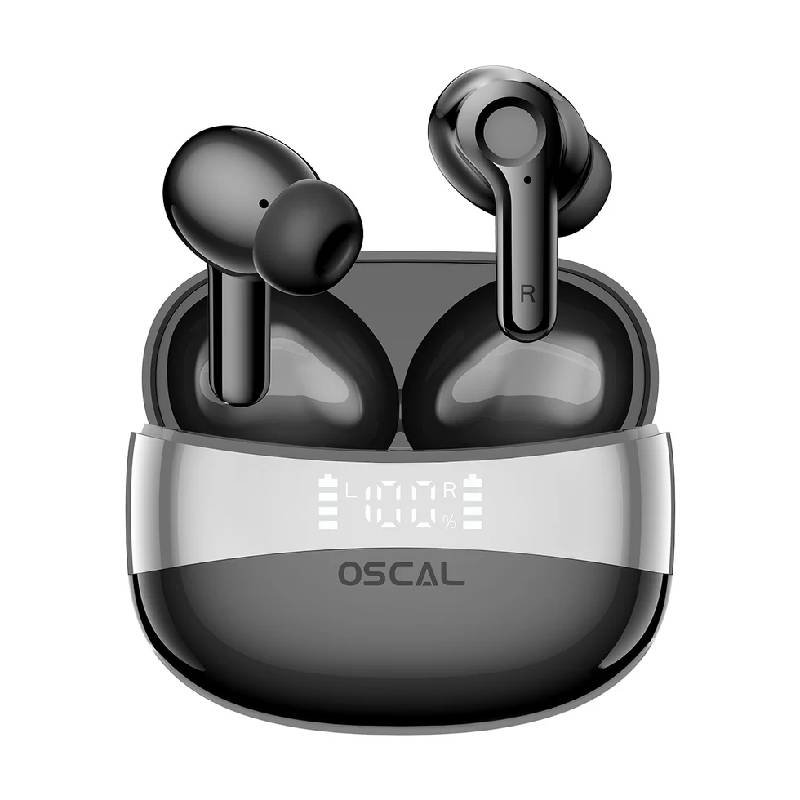 Écouteurs Sans Fil OSCAL HiBuds 6 Bluetooth 5.4 - Noir