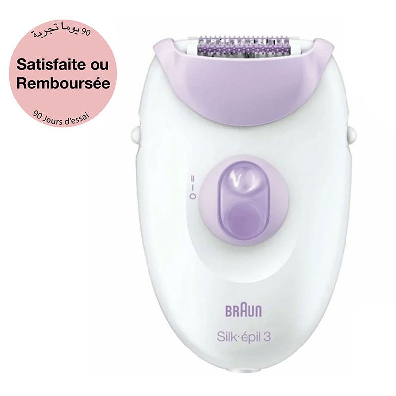 Braun Silk-épil 3 3-000 20 pince(s) Violet, Blanc, Photo boutique MyTek chez MyTek