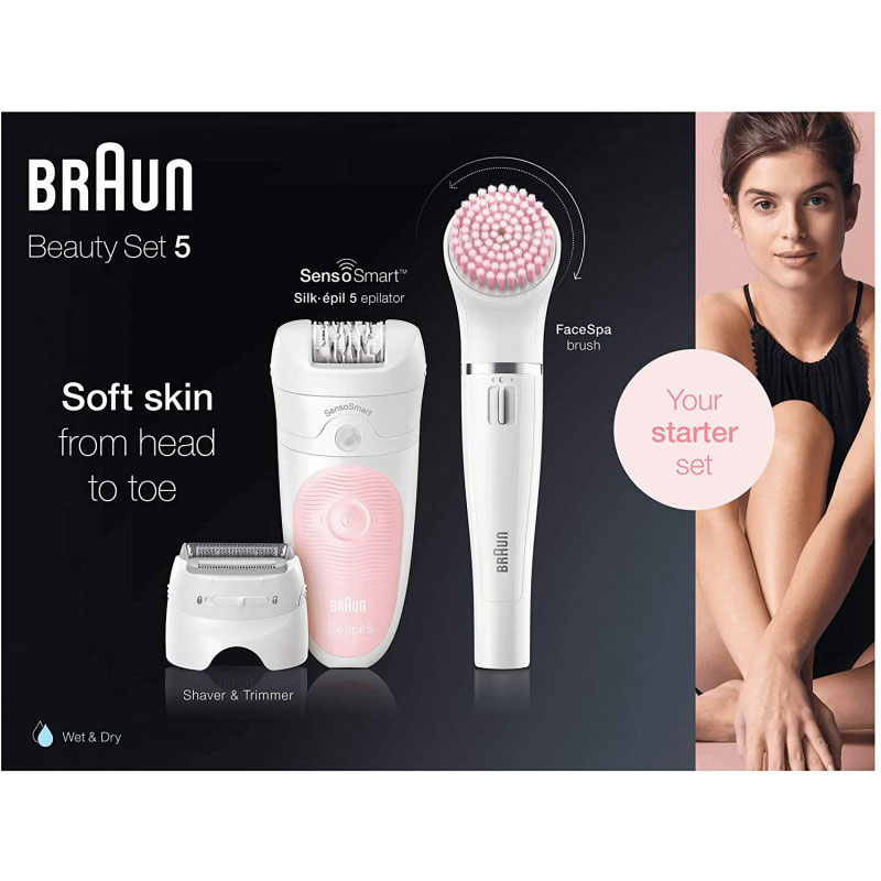 Épilateur BRAUN Silk-Epil 5 SES5-875BS pour visage et corps - Image 5