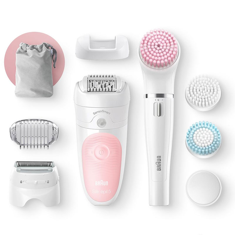 Epilateur BRAUN Silk épil 5 SENSO SMART / Blanc et Rose / SES5-895BS, Photo boutique MyTek chez MyTek