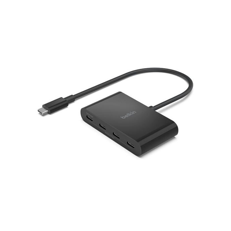 Belkin AVC018BTBK hub & concentrateur USB Type-C 10000 Mbit/s Noir, Photo boutique MyTek chez MyTek