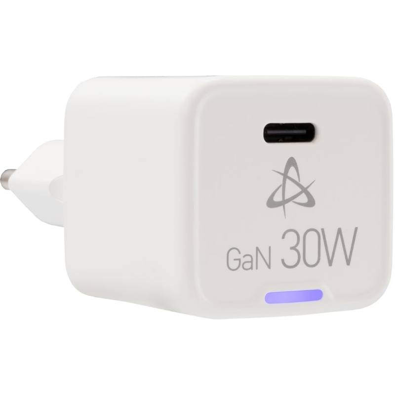 Adaptateur de Charge SBOX 30W Avec Ports USB-C - Blanc