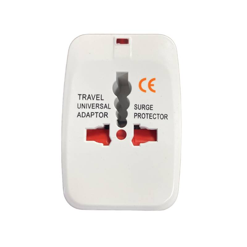 Adaptateur De Voyage Universel Tout En Un Avec 1 Port USB - Blanc