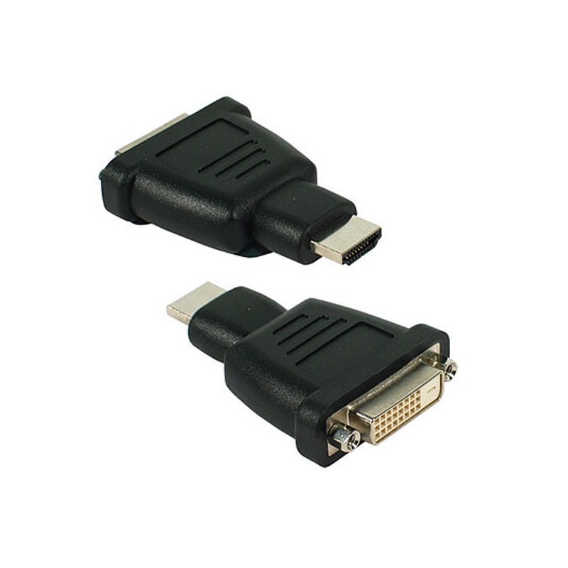 Convertisseur DVI/HDMI Noir - Changement de Genre de Câble Rapide, Photo boutique MyTek chez MyTek