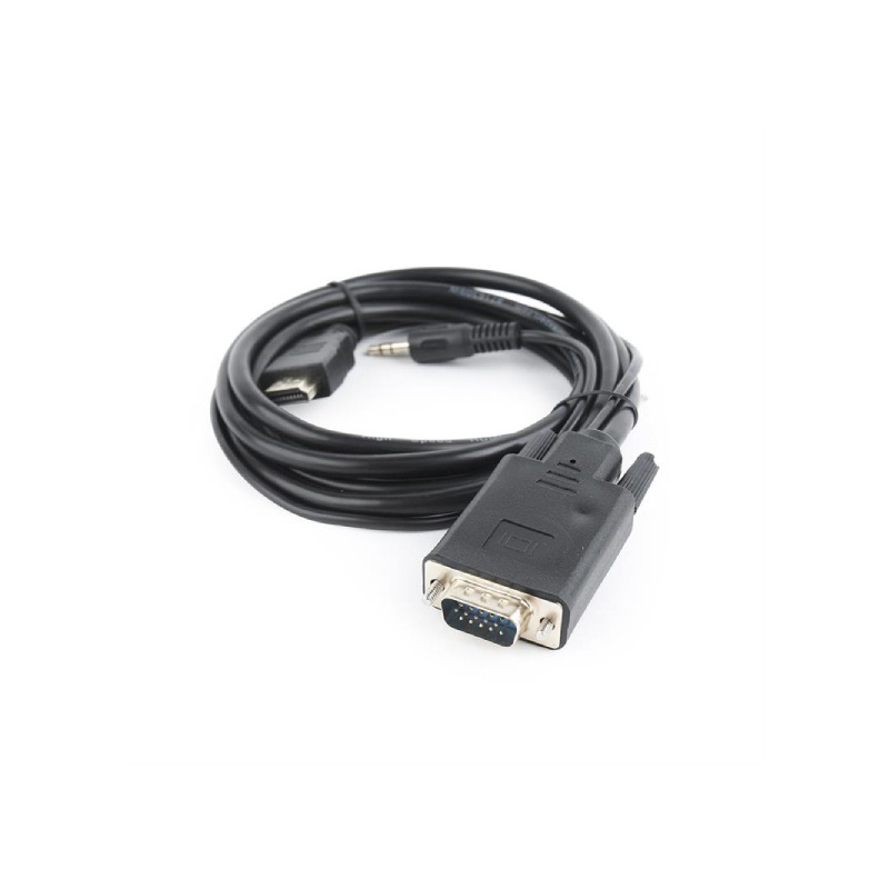 Adaptateur GEMBIRD HDMI Male vers VGA Femelle 3M Avec Audio - Image 2