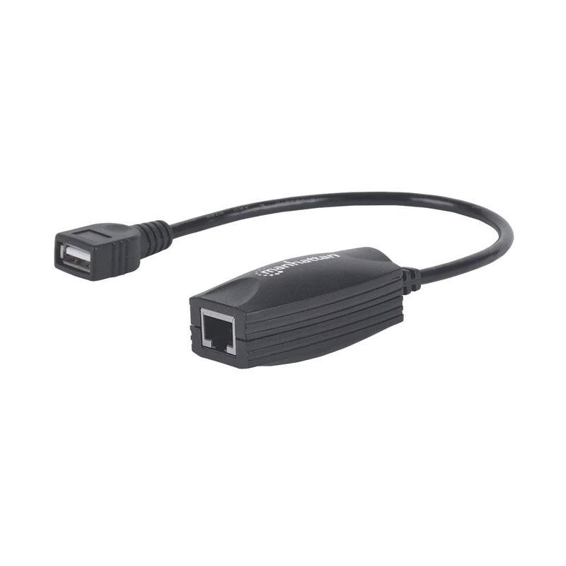 Adaptateur Réseau MANHATTAN 179300 USB 1.1 vers RJ45 - Noir & Rouge - Image 3