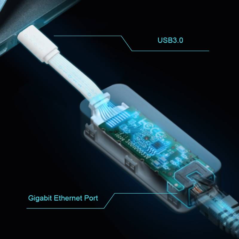 Adaptateur Réseau TP-LINK UE300C USB Type-C vers RJ45 Gigabit - Image 6