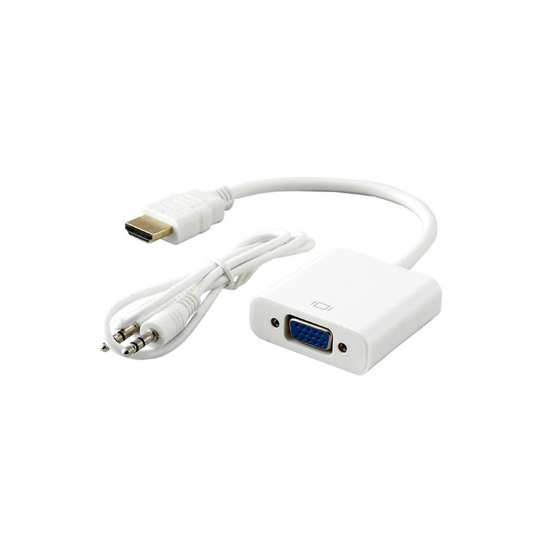 Adaptateur SBOX HDMI Male vers VGA Femelle Avec Jack, Photo boutique MyTek chez MyTek