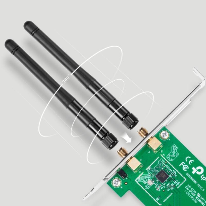Adaptateur TP-LINK PCI Express Wifi N 300 Mbps - Image 4