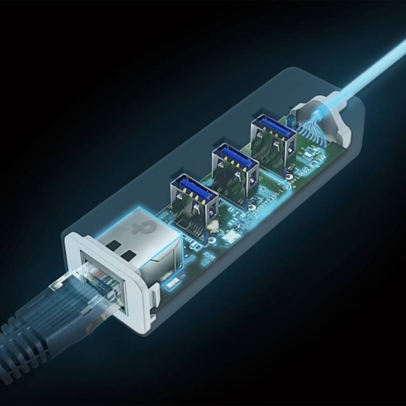 Adaptateur TP-LINK UE330C USB C Avec Adaptateur RJ45 Gigabit - Image 3