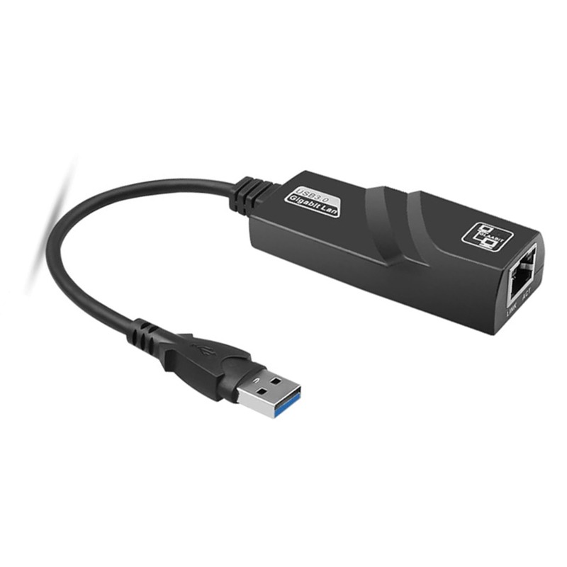 Adaptateur USB 3.0 Vers Ethernet RJ45  - Noir