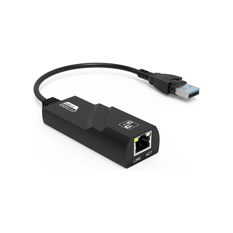 Adaptateur USB 3.0 Vers RJ45 Ethernet  - Noir
