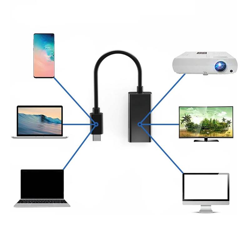 Adaptateur USB Type-C vers HDMI - Noir - Image 2