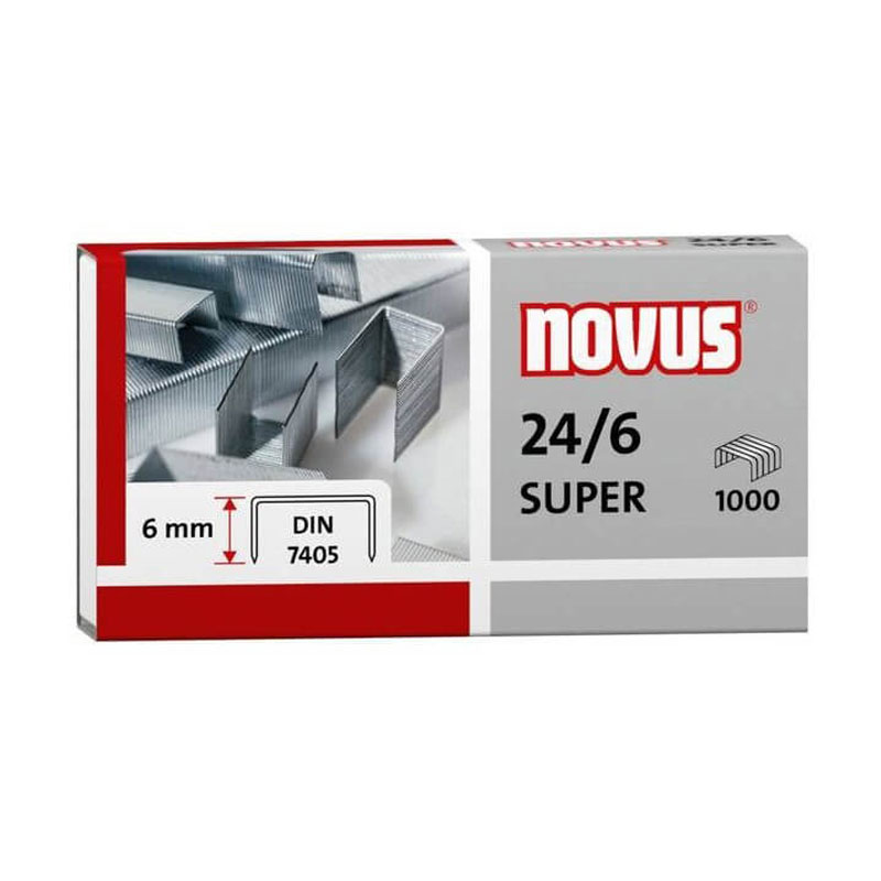 Agrafe Novus 24/6 1000 Pièces - AGRAF-246