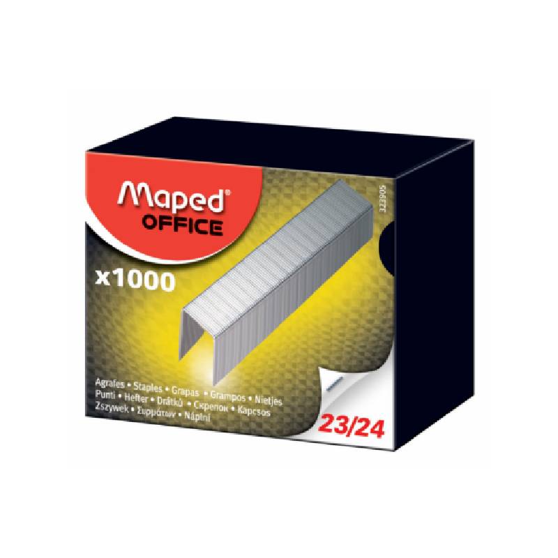 Agrafes Maped 23/24 Galvanisé Boîte de 1000 (323905), Photo boutique MyTek chez MyTek
