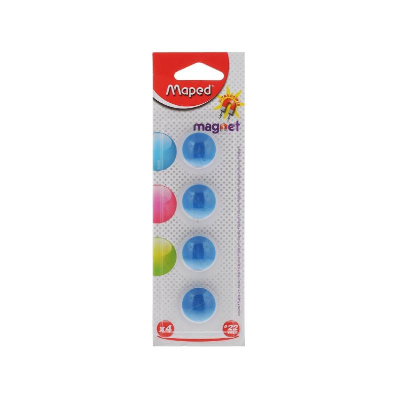 Maped 052200 aimant pour réfrigérateur Bleu, Vert, Rose 4 pièce(s), Photo boutique MyTek chez MyTek