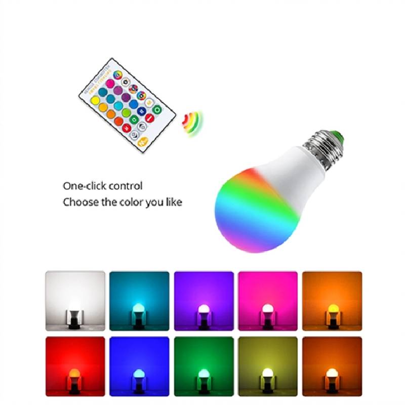 Ampoule LED RGBW 15W E27 Multicolore avec Télécommande IR - Image 2