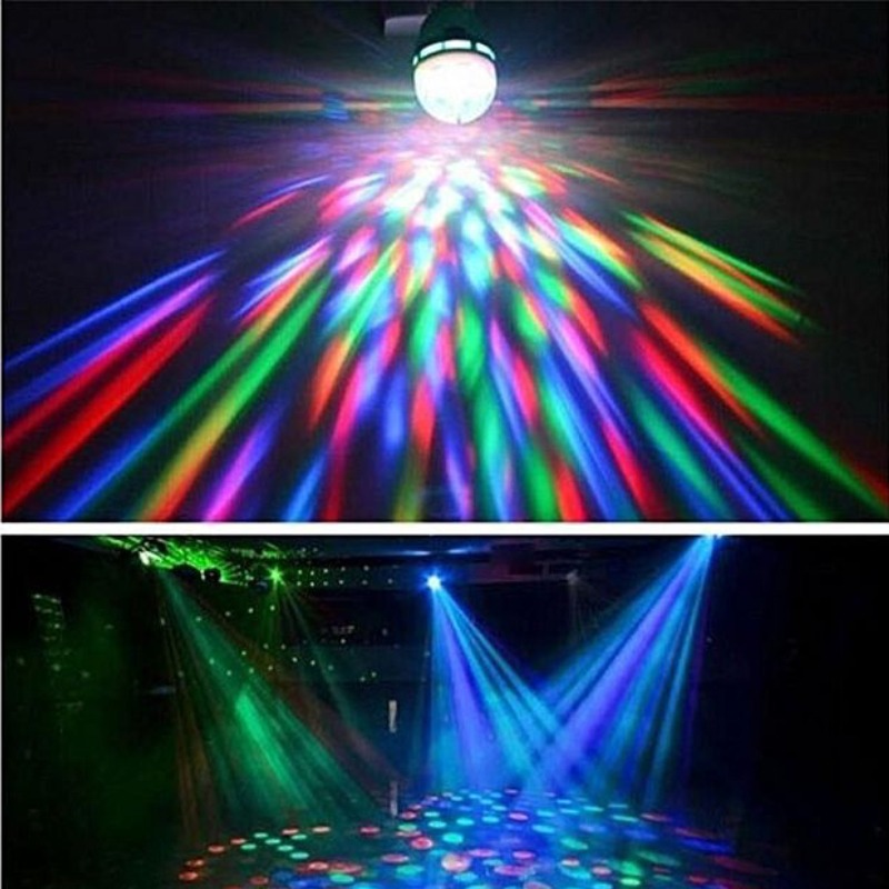 Ampoule Tournante Disco Led RGB 220V 3W - LED-E27 - Image 5