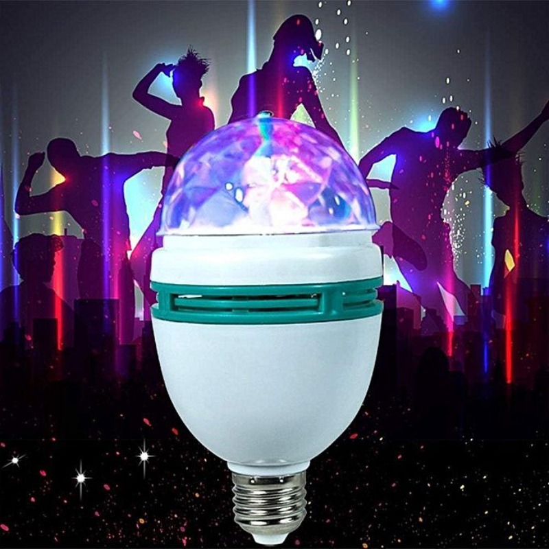 Ampoule Tournante Disco Led RGB 220V 3W - LED-E27 - Image 3