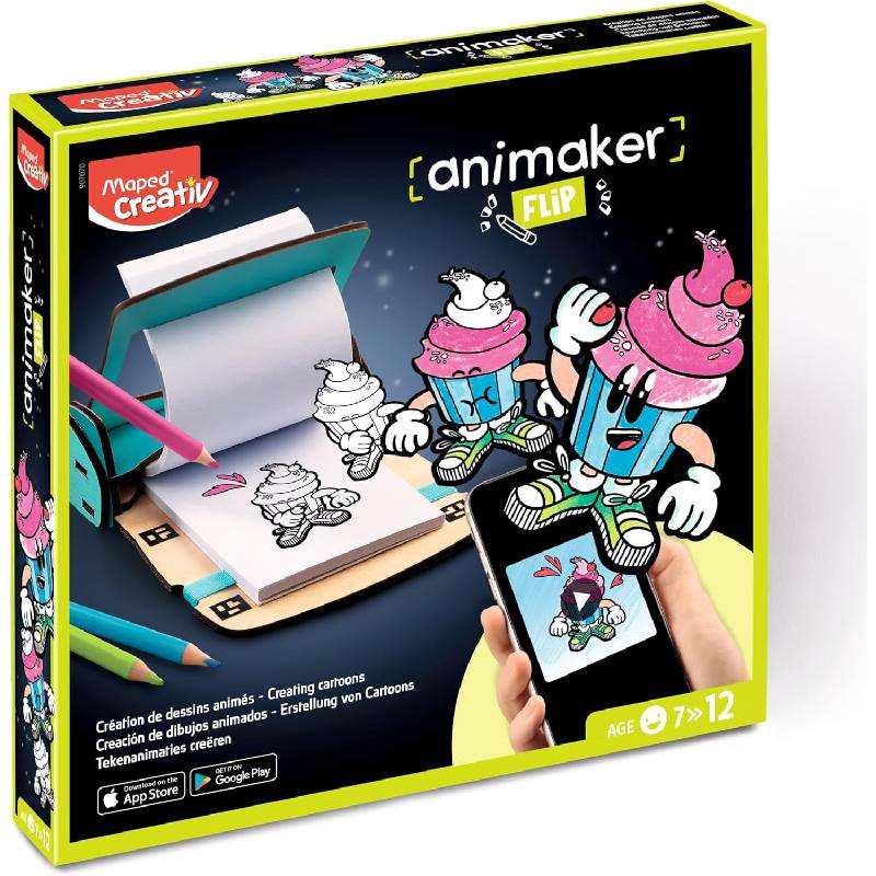 Animaker Flip Maped Kit Créatif pour Dessins Animés Pop