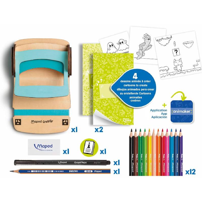Animaker Flip Maped Kit Créatif pour Dessins Animés Pop - Image 3