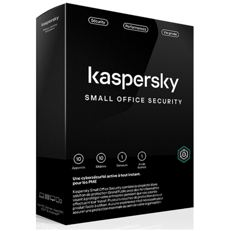 AntiVirus KASPERSKY Small Office Security 8.0 (10 Postes + 1 Serveur), Photo boutique MyTek chez MyTek