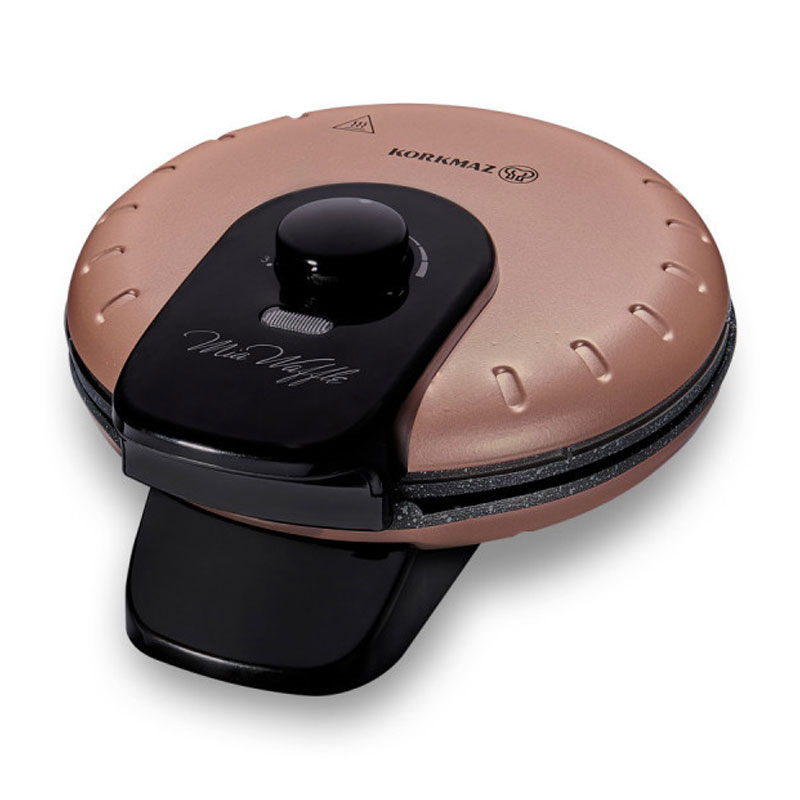 Appareil à Gaufres KORKMAZ Mia A319-03 850W - Rose Gold - Image 2