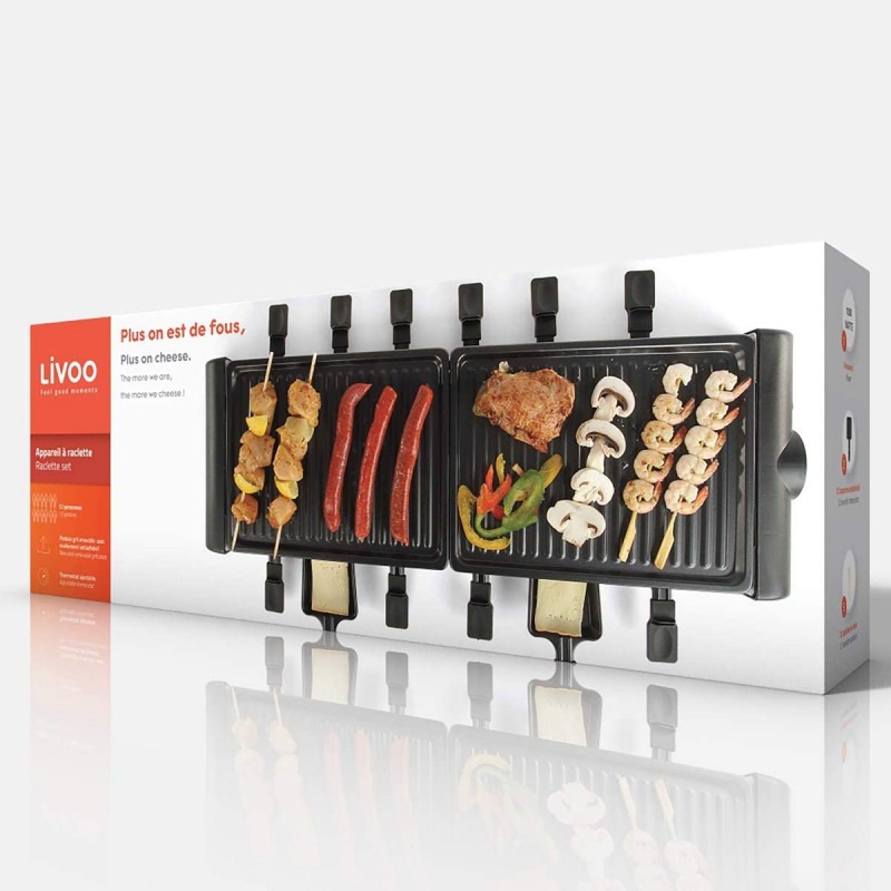 Appareil à Raclette LIVOO DOC185 1800W - Noir - Image 5