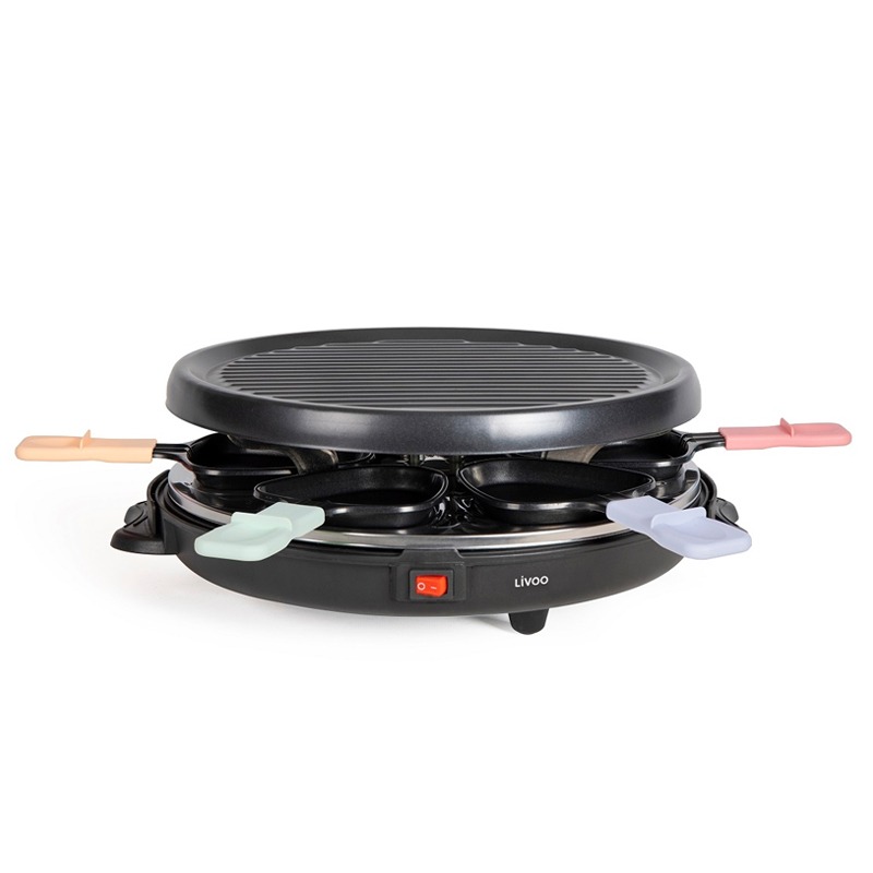 Appareil à Raclette LIVOO DOC207P 800Watts - Noir, Photo boutique MyTek chez MyTek
