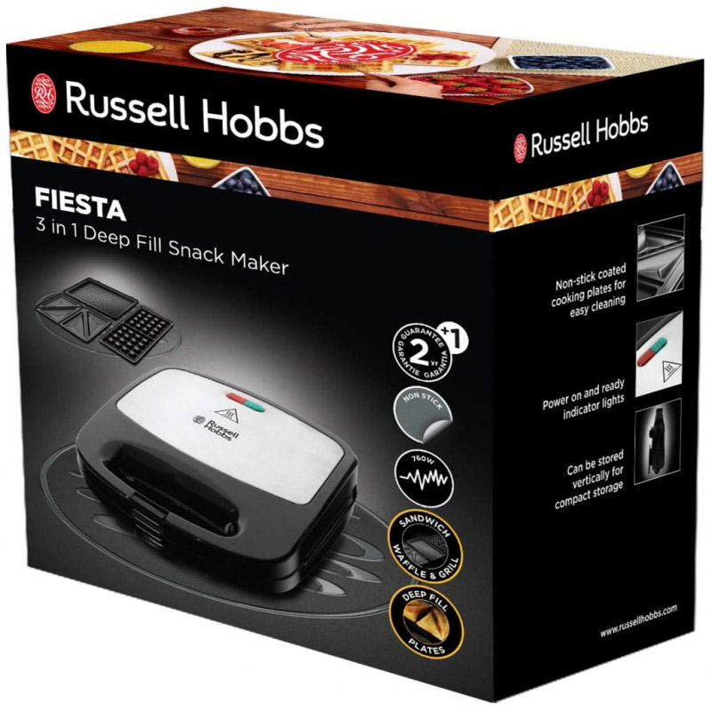 Appareil de Cuisson 3EN1 RUSSELL HOBBS 24540-56 750W - Noir - Image 6