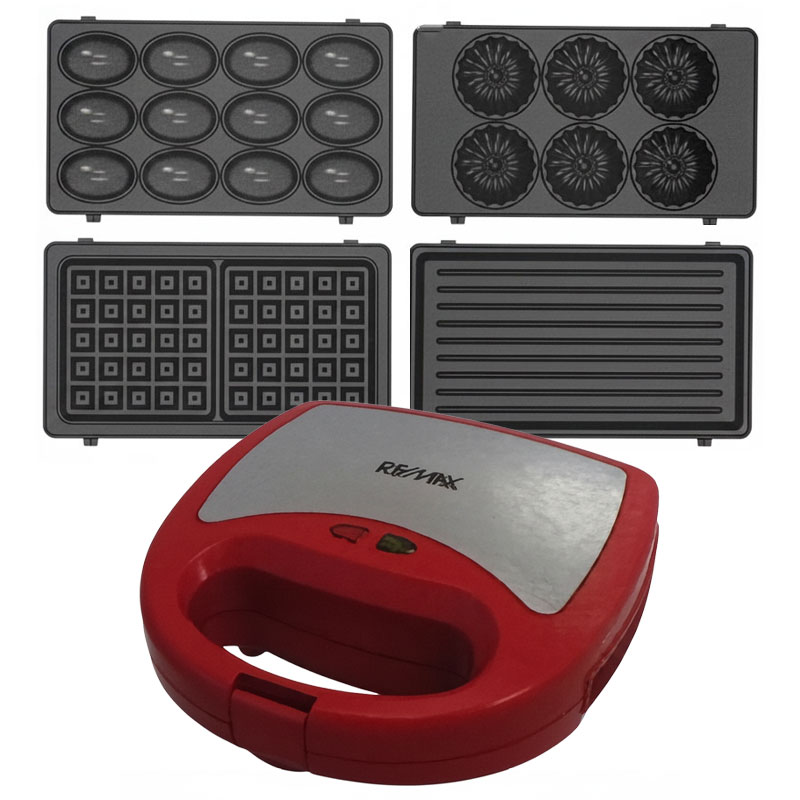 Appareil de Cuisson 4EN1 REMAX JK-221M 750W - Rouge
