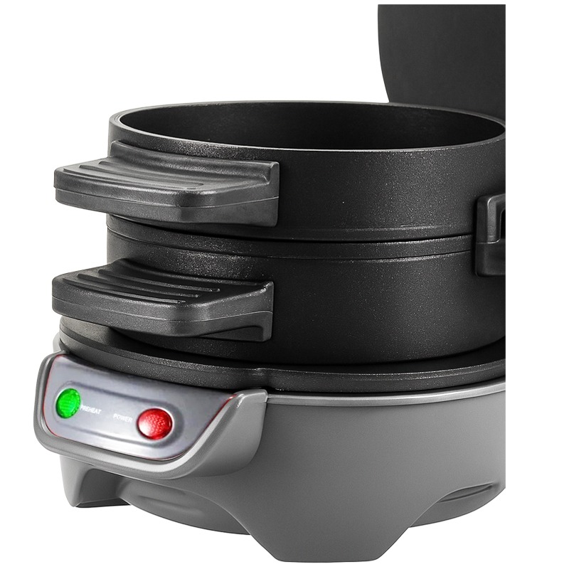 Appareil de Cuisson Hamburger multifonction RAF R-666 600W - Gris - Image 2