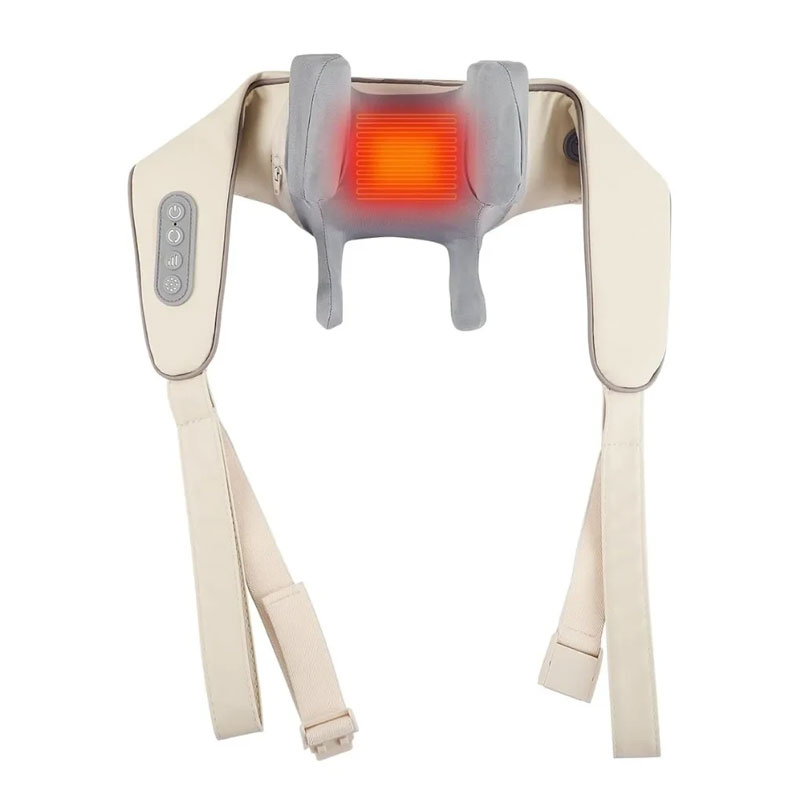 Appareil de Massage Électrique Chauffante HJ-188 Pour épaules et cou - Gris