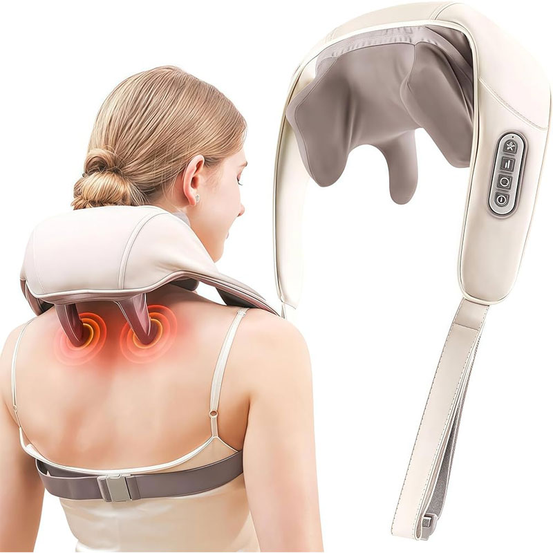 Appareil de Massage Électrique Chauffante HJ-188 Pour épaules et cou - Gris - Image 2