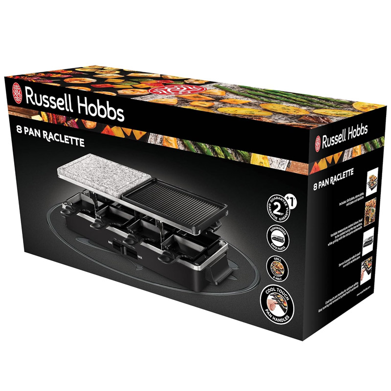 Appareil A Raclette Multifonction RUSSEL HOBBS 26280-56 1400W - Noir - Image 4