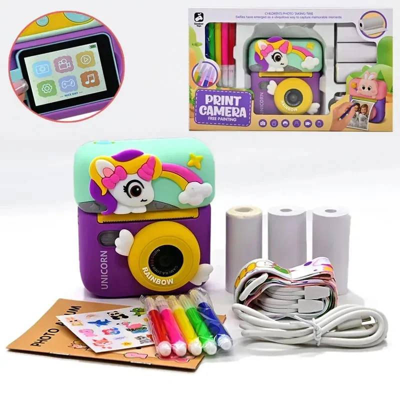 Appareil Photo Instantané M12-UNICORN pour Enfant 48MP - Image 3