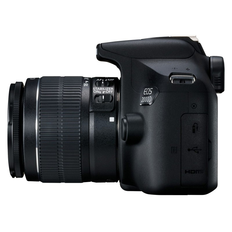 Appareil Photo Reflex CANON EOS 2000D + Objectif EF-S 18-55mm IS II - Noir - Image 3