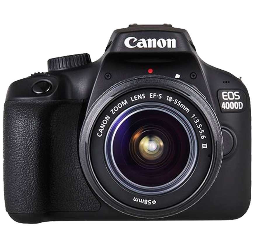Appareil Photo Reflex CANON EOS 4000D + Objectif 18-55mm DC - Noir