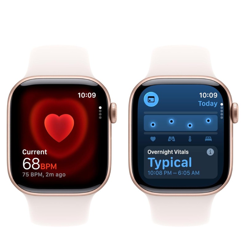APPLE Watch Séries 11 GPS 42MM Avec Bracelet Sport M/L - Rose Gold Aluminium - Image 5
